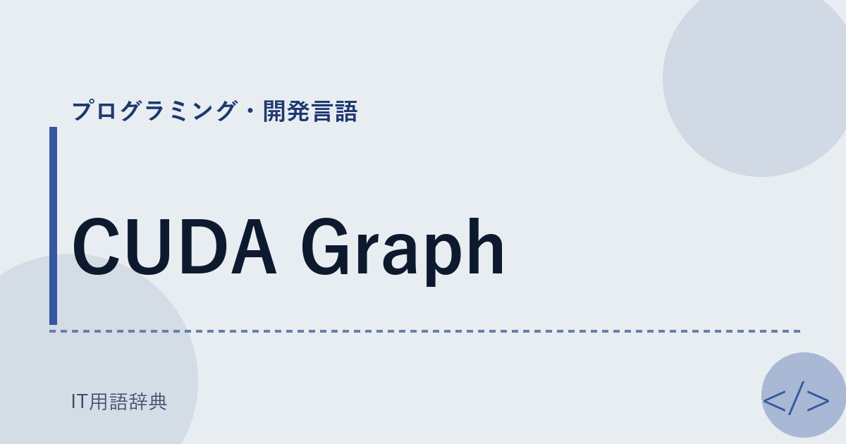 CUDA Graph アイキャッチ