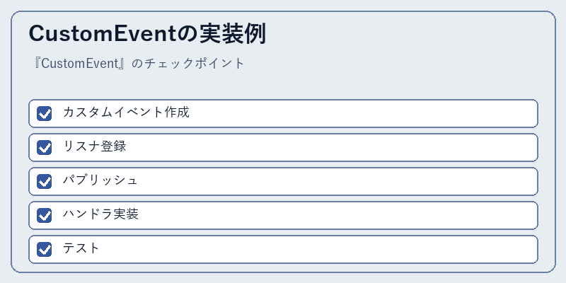 CustomEventの実装例