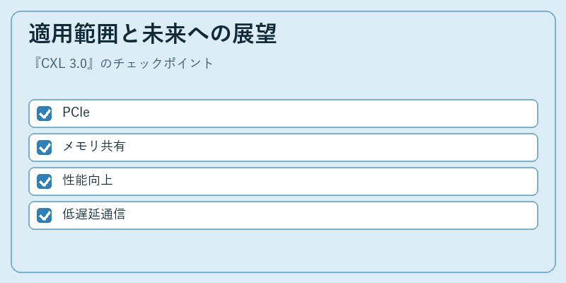 適用範囲と未来への展望