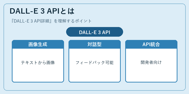 DALL-E 3 APIとは