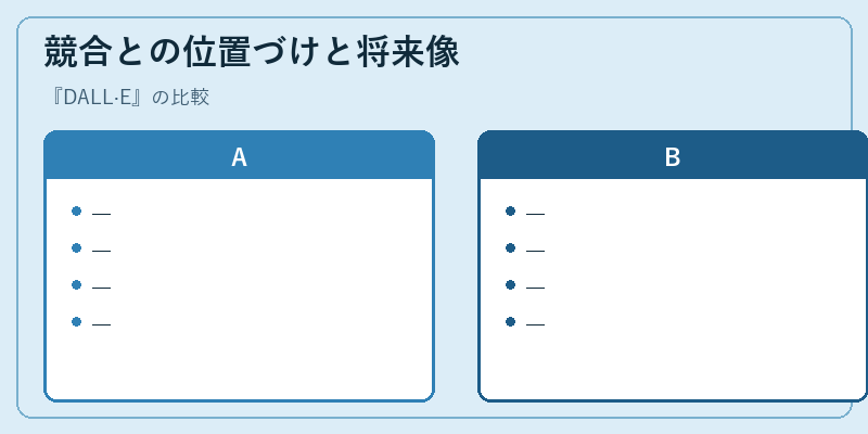 競合との位置づけと将来像