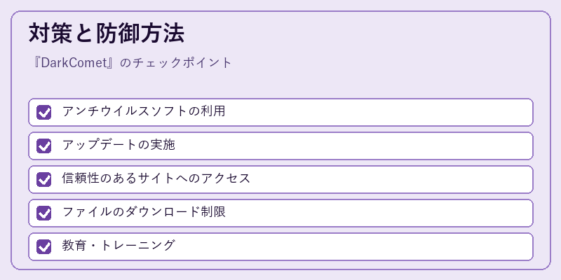 対策と防御方法