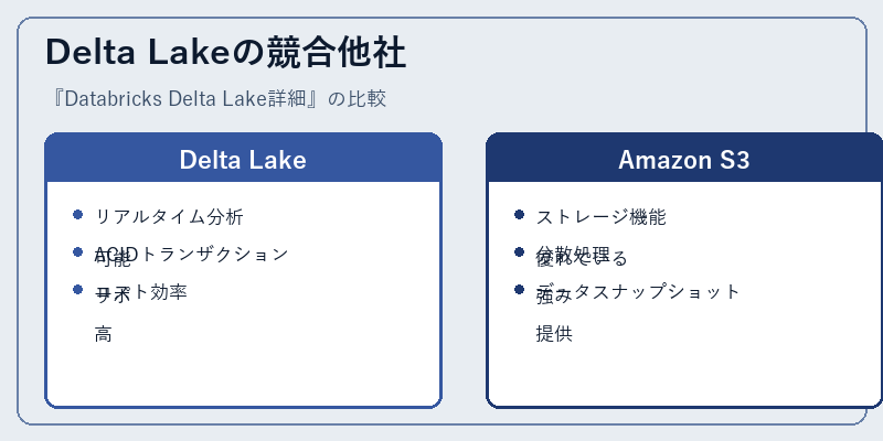 Delta Lakeの競合他社
