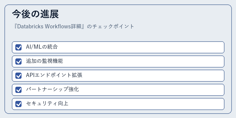 今後の進展