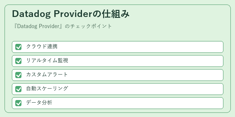 Datadog Providerの仕組み
