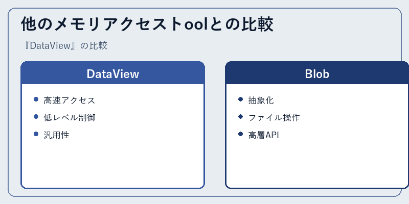 他のメモリアクセストoolとの比較