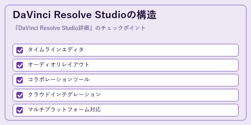 DaVinci Resolve Studioの構造