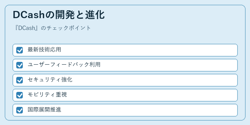 DCashの開発と進化