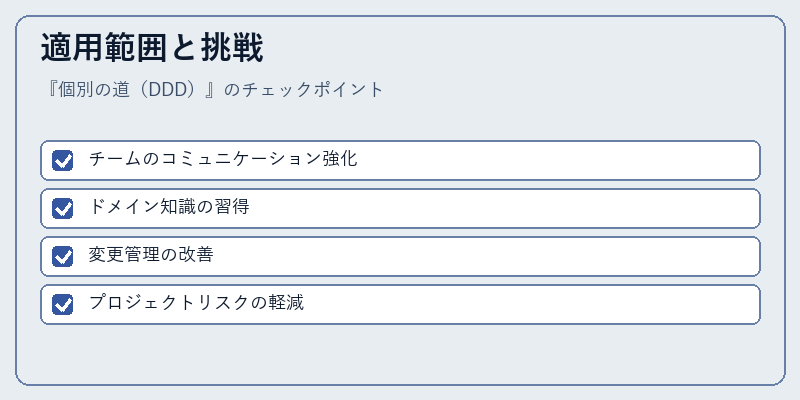適用範囲と挑戦