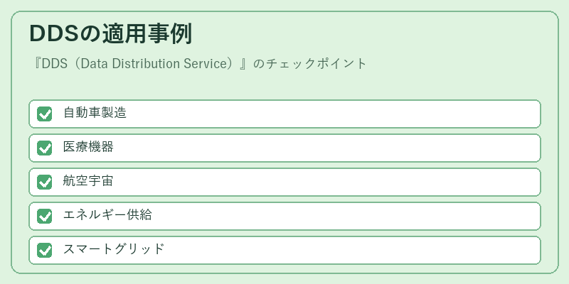 DDSの適用事例