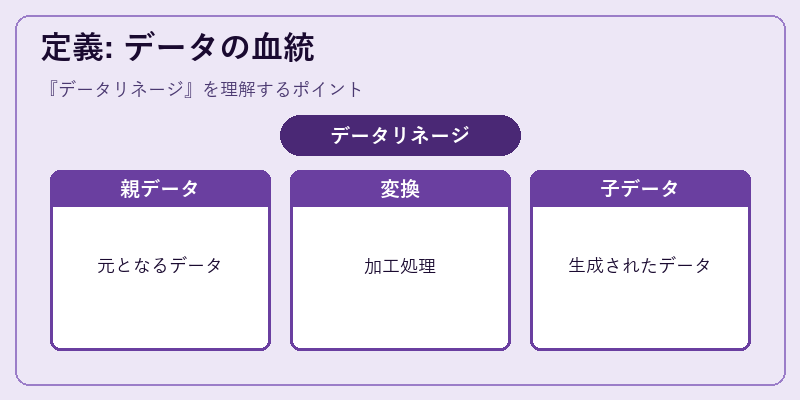 定義: データの血統