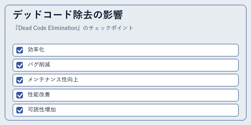 デッドコード除去の影響