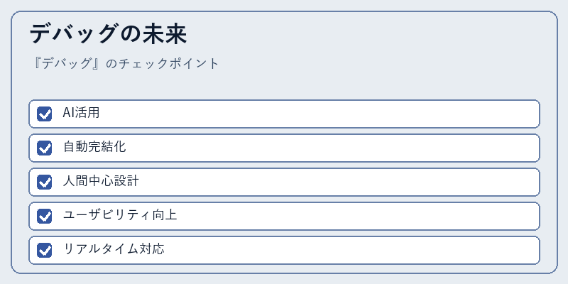 デバッグの未来