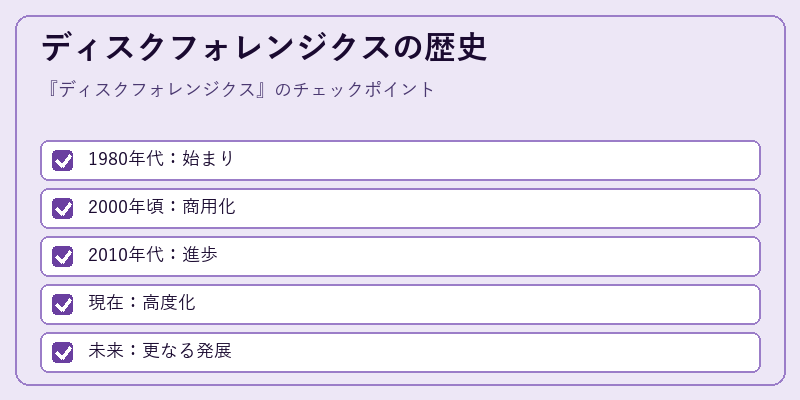 ディスクフォレンジクスの歴史