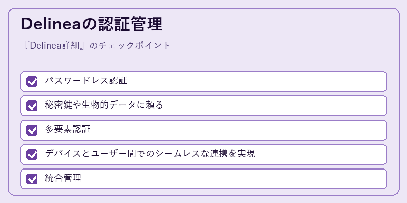 Delineaの認証管理