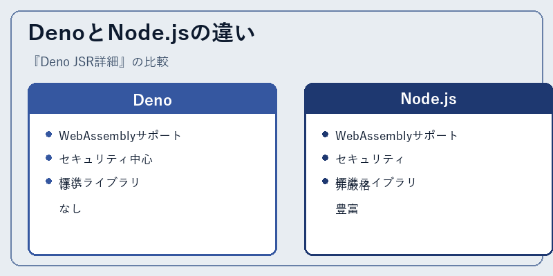 DenoとNode.jsの違い