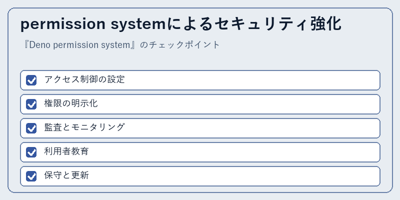 permission systemによるセキュリティ強化