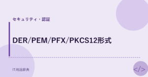 DER/PEM/PFX/PKCS12形式 アイキャッチ