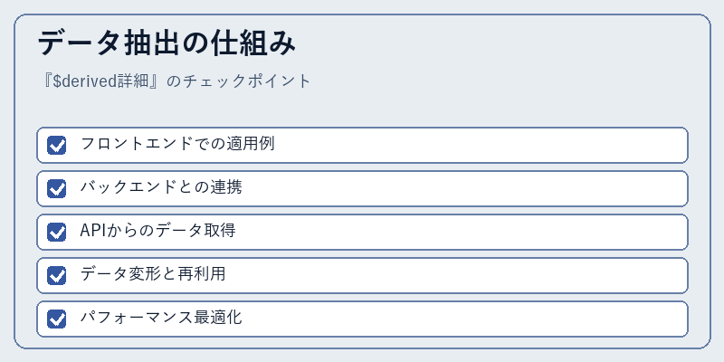 データ抽出の仕組み