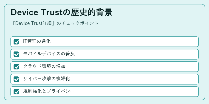 Device Trustの歴史的背景
