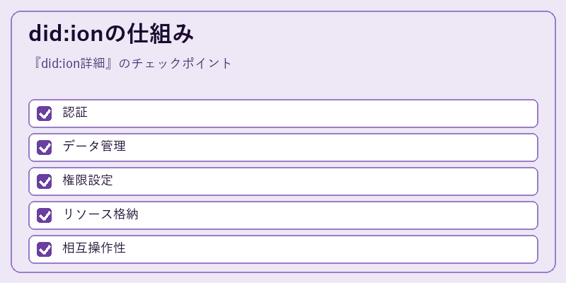 did:ionの仕組み
