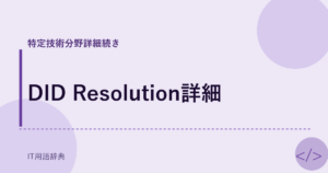 DID Resolution詳細 アイキャッチ