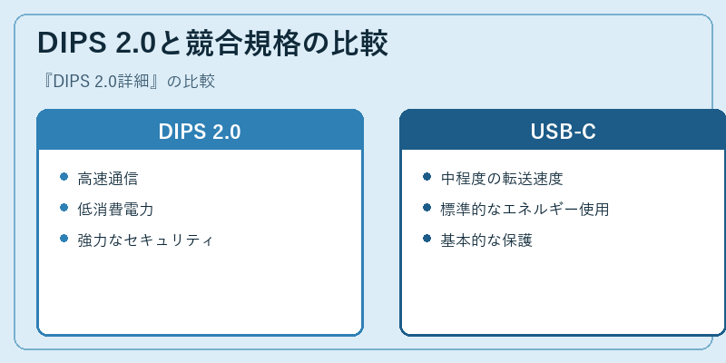 DIPS 2.0と競合規格の比較