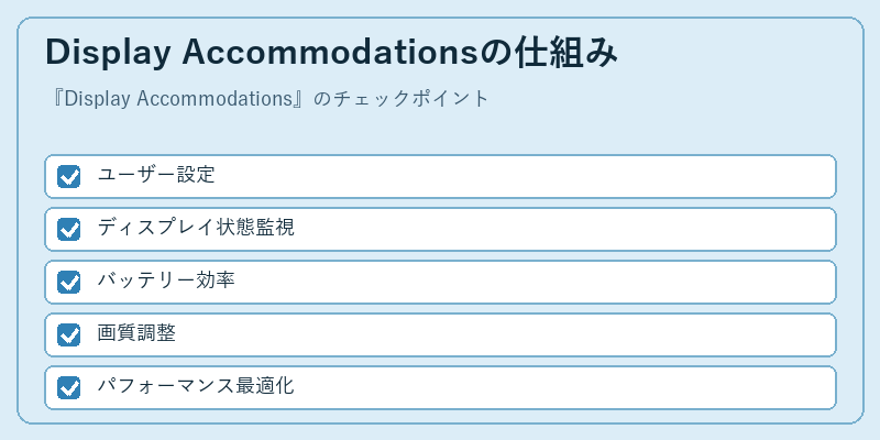 Display Accommodationsの仕組み