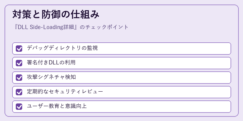 対策と防御の仕組み