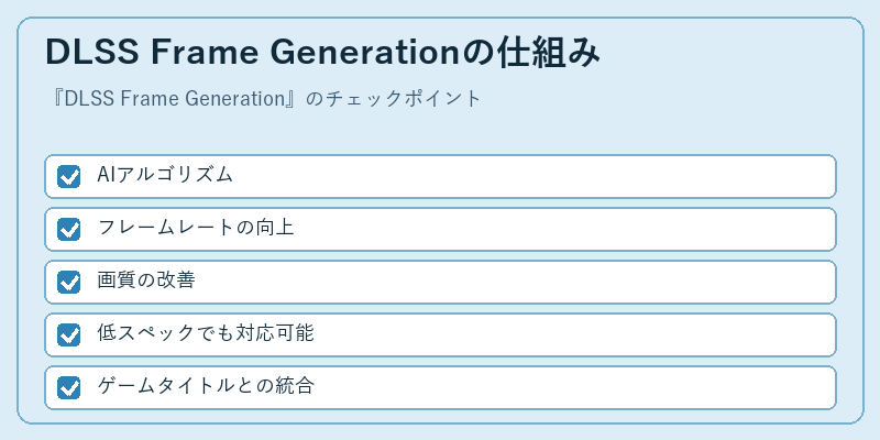 DLSS Frame Generationの仕組み