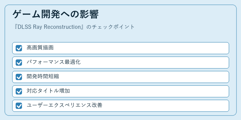 ゲーム開発への影響