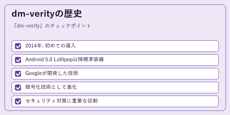 dm-verityの歴史