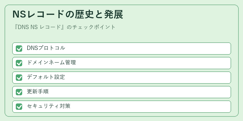 NSレコードの歴史と発展