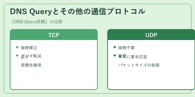 DNS Queryとその他の通信プロトコル