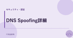 DNS Spoofing詳細 アイキャッチ