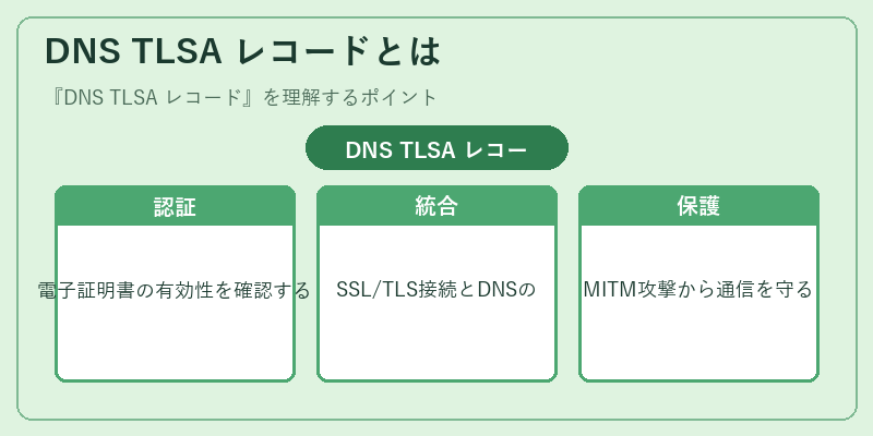 DNS TLSA レコードとは