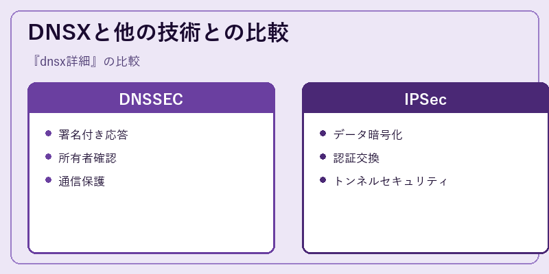 DNSXと他の技術との比較