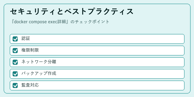 セキュリティとベストプラクティス