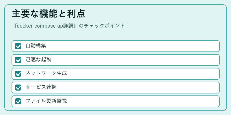 主要な機能と利点