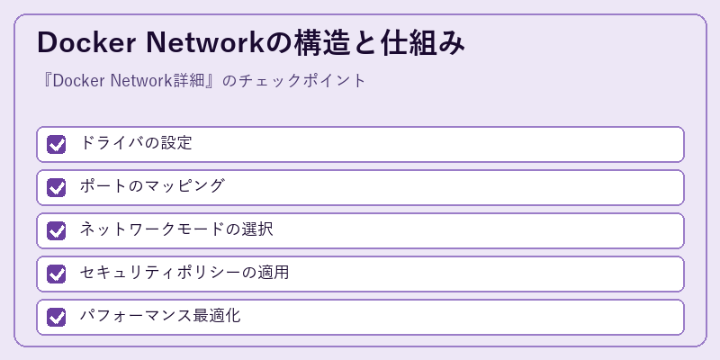 Docker Networkの構造と仕組み