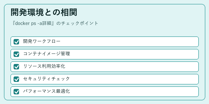 開発環境との相関