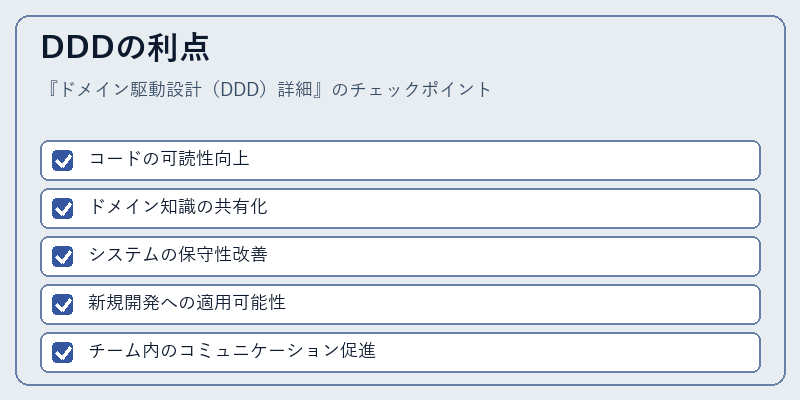 DDDの利点