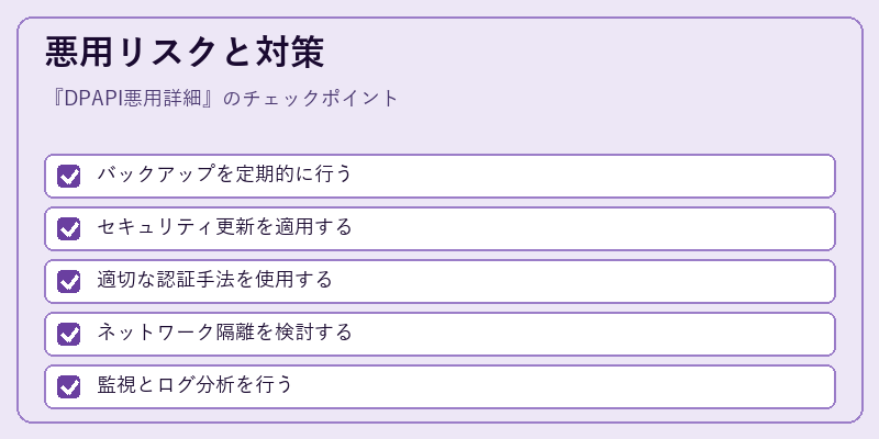 悪用リスクと対策