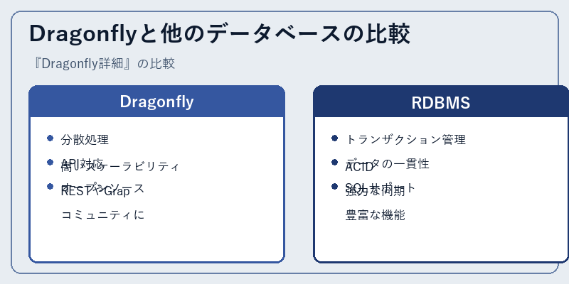 Dragonflyと他のデータベースの比較