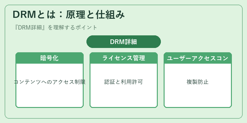 DRMとは：原理と仕組み