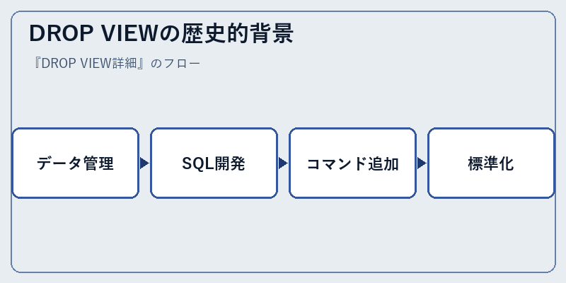 DROP VIEWの歴史的背景
