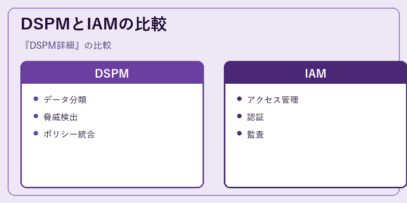 DSPMとIAMの比較
