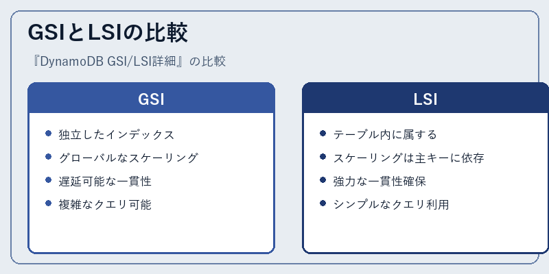 GSIとLSIの比較