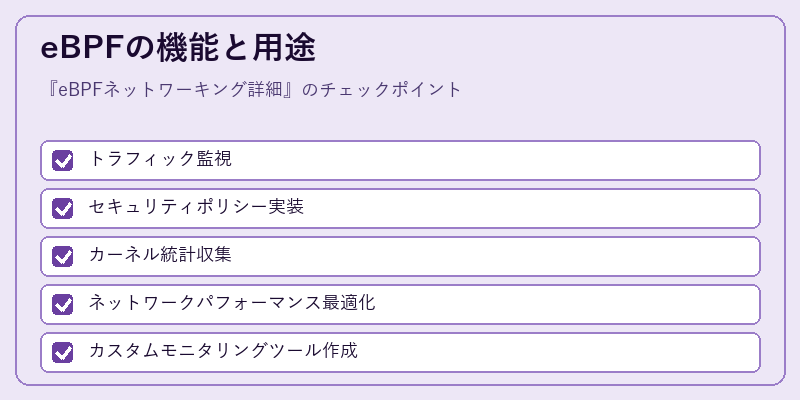 eBPFの機能と用途