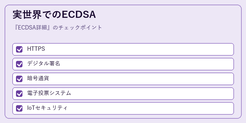 実世界でのECDSA